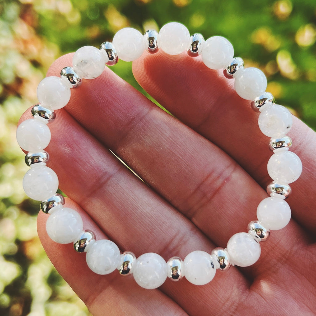 Rainbow Moonstone Bracelet