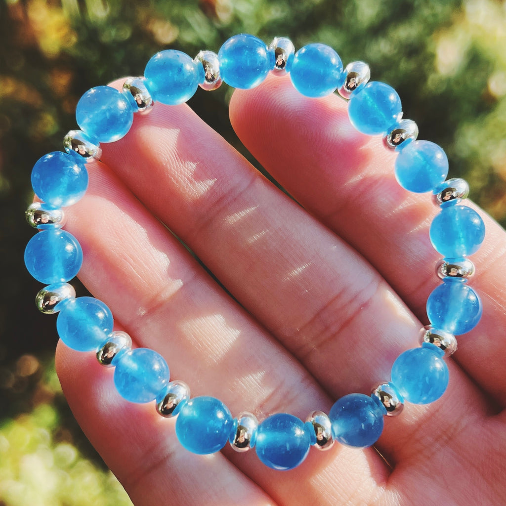 Blue Jade Bracelet