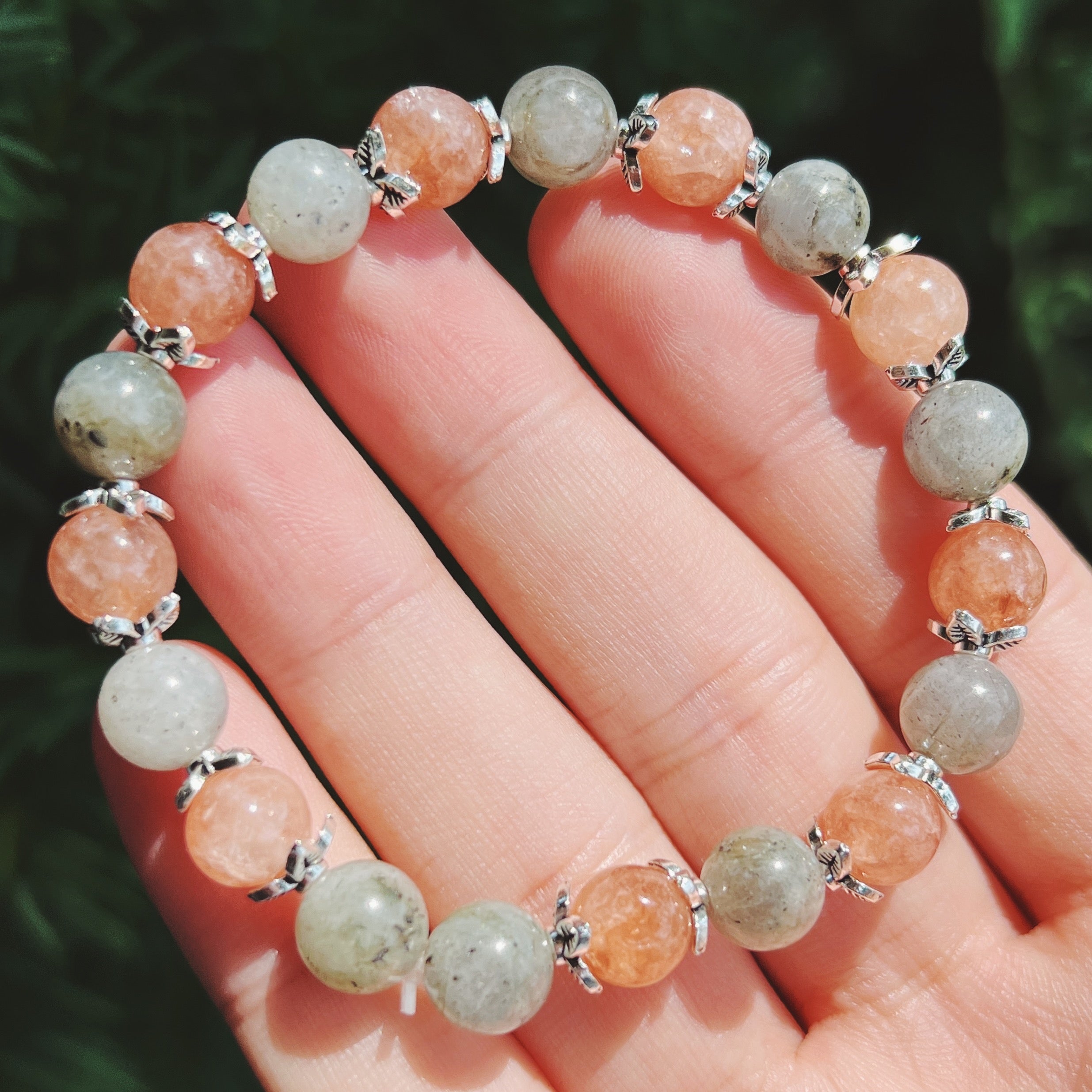 Sunstone & Labradorite Bracelet