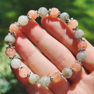 Sunstone & Labradorite Bracelet