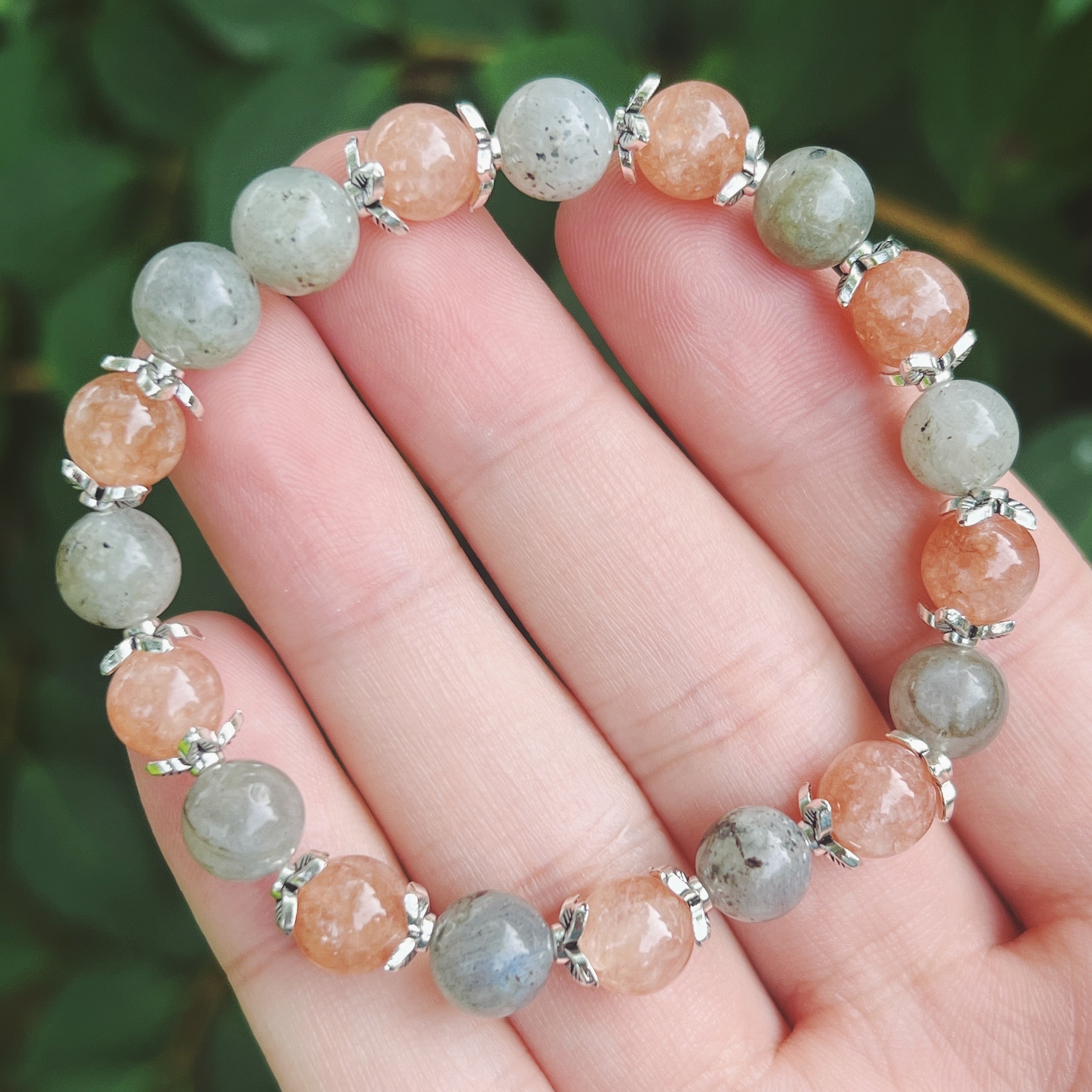 Sunstone & Labradorite Bracelet