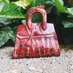 Mookaite Purse Carving